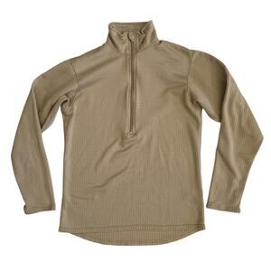 Polartic Gen 3 Mens Size L 1/2 Zip Mid Weight Cold Weather Waffle Shirt Top